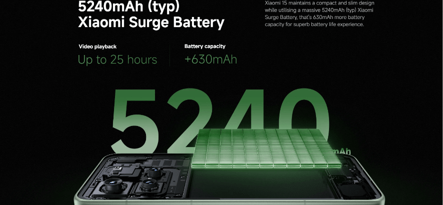 xiaomi 15 battery